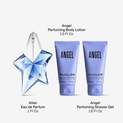 Mugler Angel's Gift Set Ambery &amp; Woody with Bergamot Praline and Patchouli Long Lasting Eau de Parfum for women