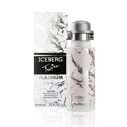 Iceberg Twice Platinum Luxurious 's with Floral and Oriental Notes Eau de Toilette 125oz for Women