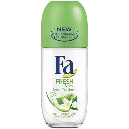 FA FRESH & DRY GREEN TEA 48H ROLL-ON DEODORING ANTI-PERSPIRANT 50ML 1.7OZ