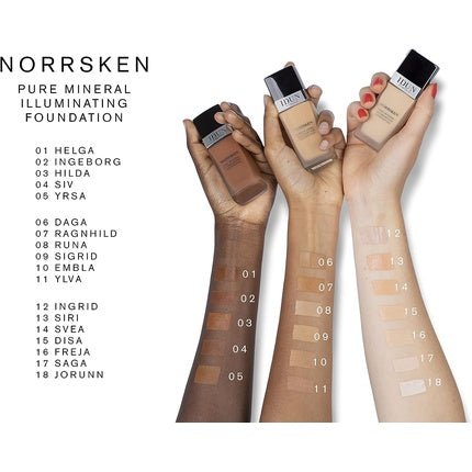 Idun Minerals Norrsken Foundation 210 Siri for Women 1 oz - Maison des fragrances