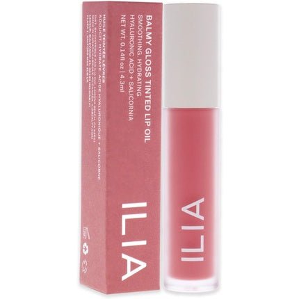 ILIA Beauty Balmy Gloss Tinted Lip Oil Petals 0.14oz Pink - Maison des fragrances
