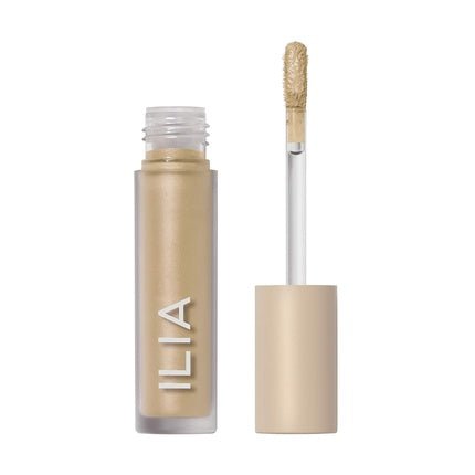 ILIA Chromatic Liquid Powder Eye Tint Non - Toxic Vegan Cruelty - Free Clean Makeup 0.12 fl oz 3.5 ml Gleam Antique Gold - Maison des fragrances