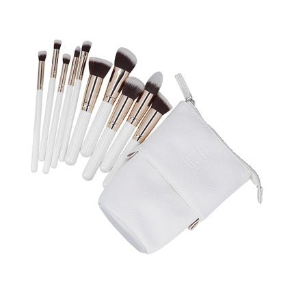 ilu Basic Set 10 Makeup Brushes with White Bag - Maison des fragrances
