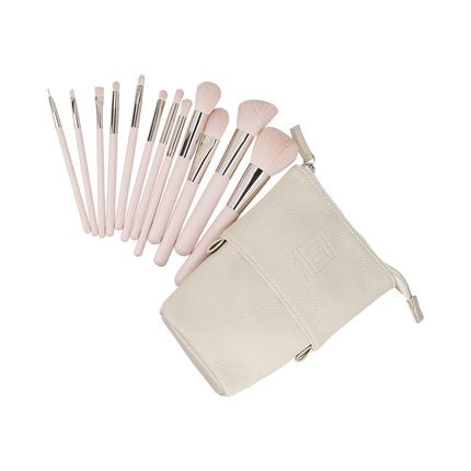 ilu Basic Set 12 Makeup Brushes with Pink Bag - Maison des fragrances