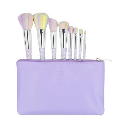 ilu Basic Set 8 Makeup Brushes with Unicorn Bag - Maison des fragrances