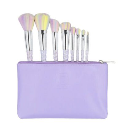 ilu Basic Set 8 Makeup Brushes with Unicorn Bag - Maison des fragrances