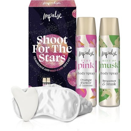 Impulse Shoot For The Stars Fragrance & Self-Care with Silky Sleep Mask - Maison des fragrances