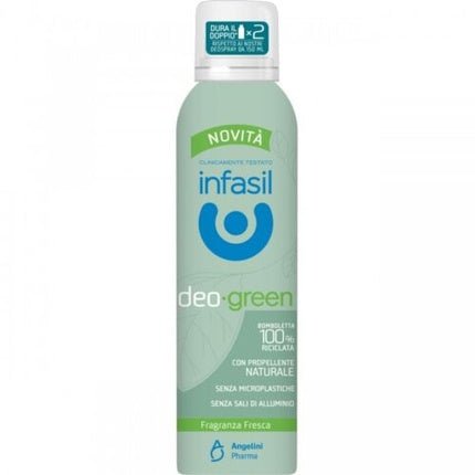 Infasil Deo Green Fresh Fragrance Deodorant Déodorant (Déo) Mixte 125ml - Maison des fragrances