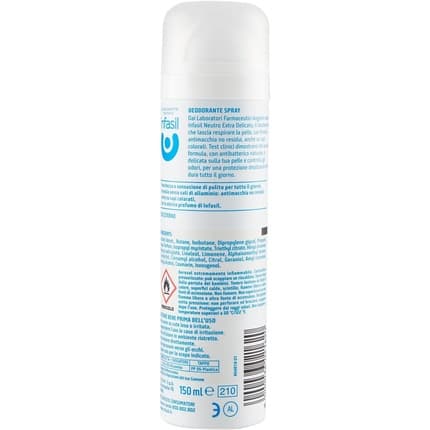 Infasil Neutro Extra Delicate Deodorant Déodorant (Déo) Mixte 150ml - Maison des fragrances