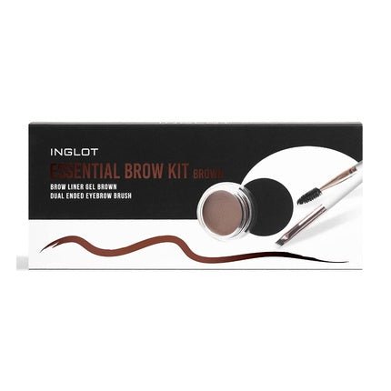 Inglot Essential Brow Kit Brown - Maison des fragrances