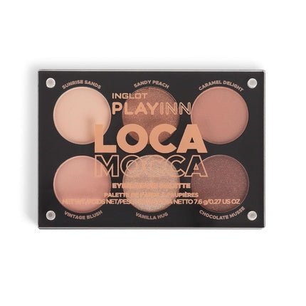 Inglot Playinn Loca Mocca Eyeshadow Palette - Matte and Shimmer - Maison des fragrances