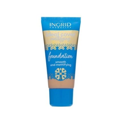 INGRID Ideal Cover Mattifying Foundation 404 Tan - Maison des fragrances