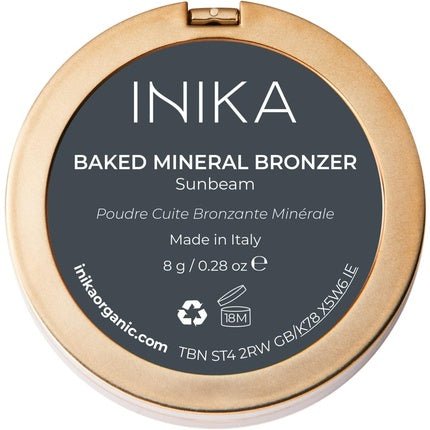 INIKA Baked Mineral Bronzer Sunbeam 8g - Maison des fragrances