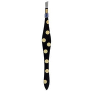 Inter Vion Slanted Tweezers with Gold Dots - Maison des fragrances