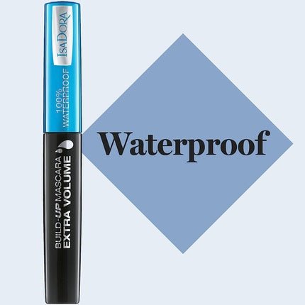 Isa Dora Build - up Extra Volume Waterproof Mascara 20 Black - Maison des fragrances