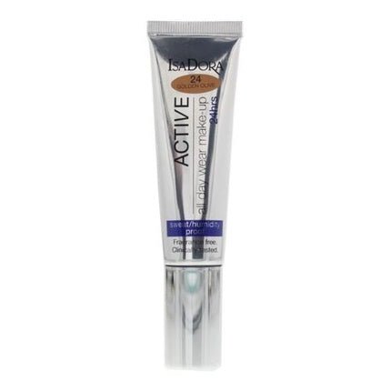 Isadora Active 24H 24 Golden Olive Foundation 35ml for Women - Maison des fragrances