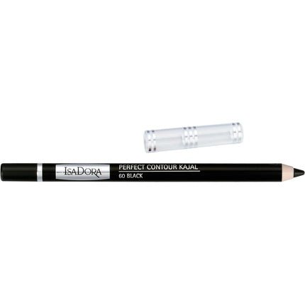IsaDora Perfect Contour Kajal Waterproof Eyeliner Pencil Soft Natural Black Long Lasting Smudge Proof Eye Liner Intensely Framing - Maison des fragrances