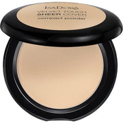IsaDora Pressed Powder Velvet Touch Sheer Cover Translucent Face Powder Compact Matte Silky Smooth Shine Control Setting Powder 10g 41 Neutral Ivory - Maison des fragrances