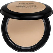 IsaDora Pressed Powder Velvet Touch Sheer Cover Translucent Face Powder Compact Matte Silky Smooth Shine Control Setting Powder Medium Natural Coverage for Warm Skin Tones 45 Neutral Beige - Maison des fragrances