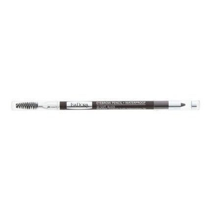 Isadora Waterproof 30 Soft Black Eyebrow Pencil 1.2g - Maison des fragrances