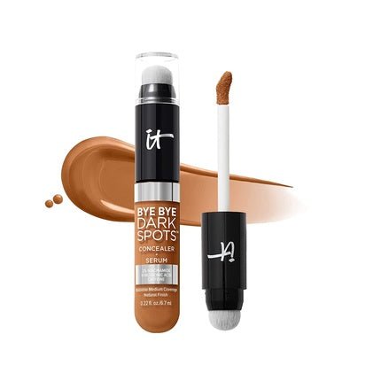 IT Cosmetics Bye Bye Dark Spots Concealer + Brightening Serum 0.22 fl oz 44 Tan Warm - Maison des fragrances