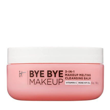 IT Cosmetics Bye Bye Makeup Cleansing Balm 3 - in - 1 Makeup Remover Facial Cleanser & Hydrating Facial Mask 4oz - Maison des fragrances
