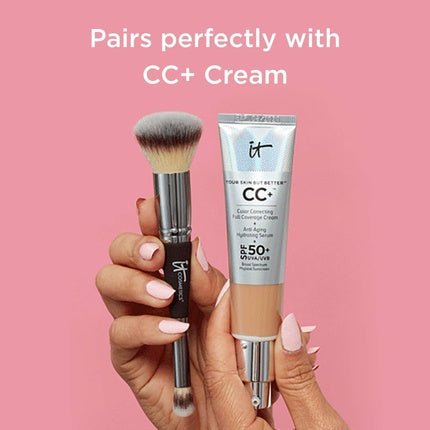 IT Cosmetics Dual Airbrush Foundation Concealer Brush 0.5oz - Maison des fragrances