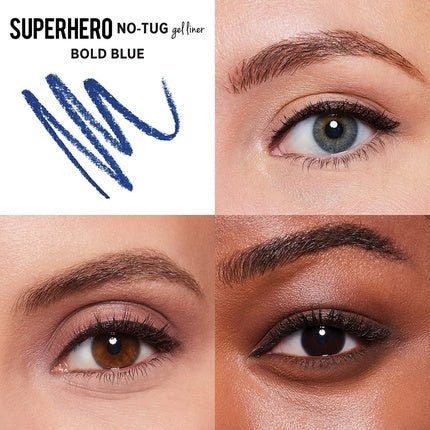 IT Cosmetics Superhero No - Tug Gel Eyeliner Bold Blue Waterproof Blendable Formula 0.042oz - Maison des fragrances