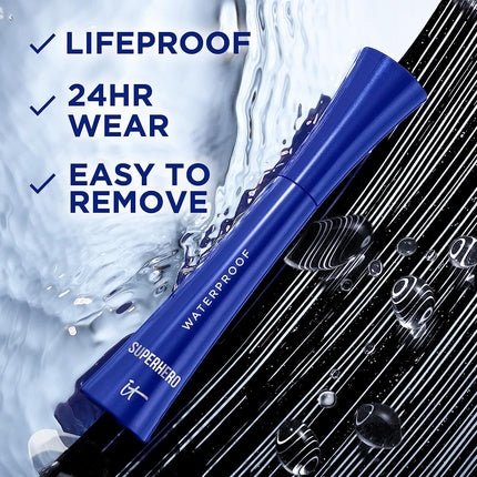 IT Cosmetics Superhero Volumizing Waterproof Mascara 0.3 fl oz - Super Black - Maison des fragrances