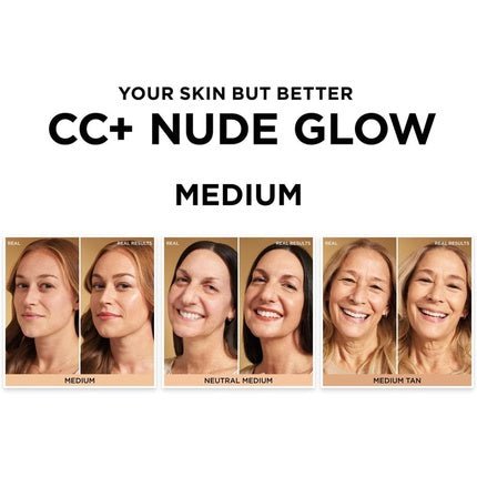 IT Cosmetics Your Skin But Better CC+ and Nude Glow Lightweight Medium Coverage Foundation and Glow Serum Medium 1g - Maison des fragrances