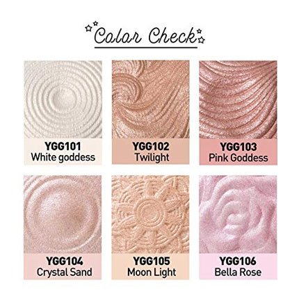 J. Cat Beauty You Glow Girl Baked Highlighter White Goddess - Maison des fragrances