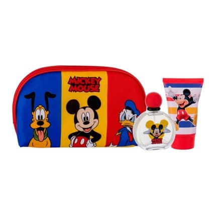 Disney Mickey Mouse Gift Set - Toiletry Bag, - Eau de Toilette & Shower Gel 150ml