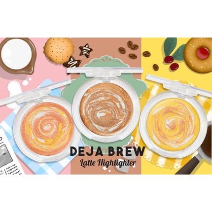 J.Cat Beauty Deja Brew Latte Highlighter Cat Press Women's Makeup - Maison des fragrances