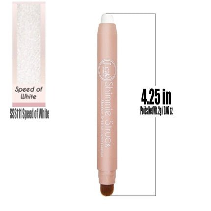 Jcat Beauty Professional SSS111 Speed of White Shimmer Struck Shadow Automatic Stick Eye Shadow Makeup Eyeshadow with Free Zipper Bag - Maison des fragrances