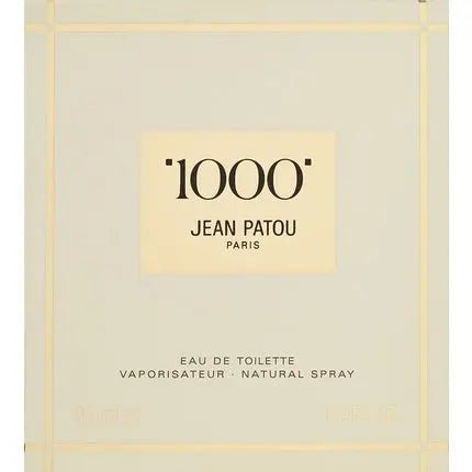 Jean Patou 1000 Eau de Toilette 30ml Unisexe - Maison des fragrances