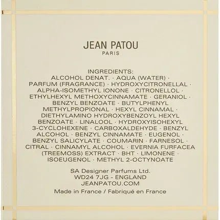 Jean Patou 1000 Eau de Toilette 30ml Unisexe - Maison des fragrances