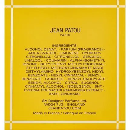 Jean Patou Sublime Vapo Eau de Parfum 30ml Unisexe - Maison des fragrances