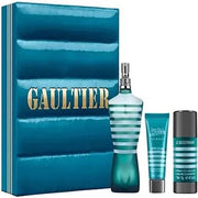 Jean Paul Gaultier Le Male Set 125ml - Eau De Toilette Spray + 50ml Aftershave Balm + 75g Deodorant Stick - Maison des fragrances