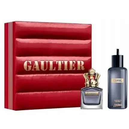 Jean Paul Gaultier Scandal Pour Homme Eau de toilette 50ml + Eau de toilette Refill - Maison des fragrances