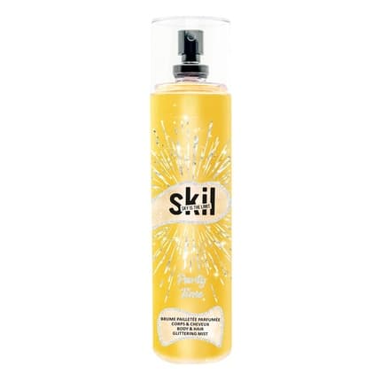 Jeanne Arthes Skil Sequin Party Time Perfume Mist Night Call Collection Musk Vanilla Scent Bottle - Made in France to Grasse Eau de Parfum (EDP) Femme 250ml - Maison des fragrances
