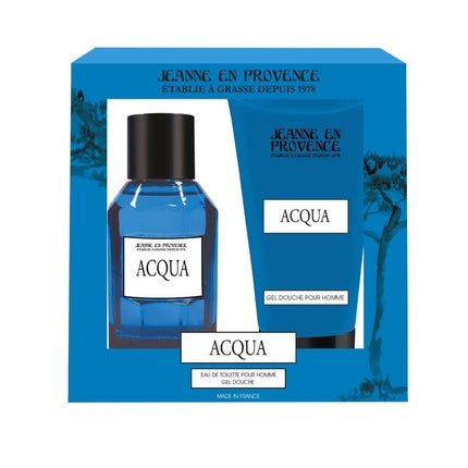 Jeanne En Provence Acqua 's Gift Box Coffret (Coffret) Homme - Maison des fragrances