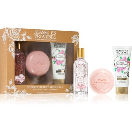 Jeanne En Provence Gift Set with Rose Scent - 3 pieces Coffret (Coffret) Mixte - Maison des fragrances