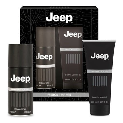 Jeep 2024 Freedom Deodorant 150 Ml + Shower Gel Tube 200 Ml Unisexe - Maison des fragrances