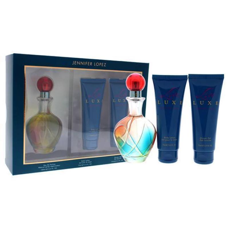Jennifer Lopez Live Luxe par Jennifer Lopez 3 Pc Gift Set Shower Gel Body Coffret (Coffret) Femme 100ml - Maison des fragrances