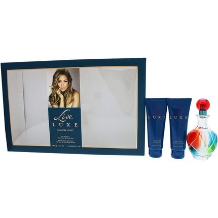 Jennifer Lopez Live Luxe par Jennifer Lopez 3 Pc Gift Set Shower Gel Body Coffret (Coffret) Femme 100ml - Maison des fragrances