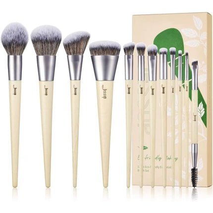 Jessup Eco - Friendly Makeup Brush Set Of Twelve Makeup Brushes T327 - Maison des fragrances