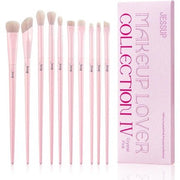 Jessup Eyeshadow Brush Set 10Pcs Pink Eye Makeup Brushes Concealer Premium Synthetic Eyeliner Smudge Crease Blending T496 - Maison des fragrances