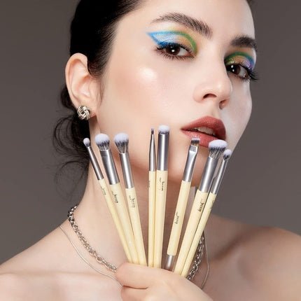 Jessup Eyeshadow Brush Set 8pcs Eye Makeup Brushes Premium Cruelty - Free Blending Concealer Eyebrow Eyeliner Spoolie Kit T328 - Maison des fragrances