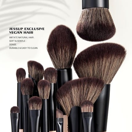 Jessup Makeup Brushes Set 7pcs Double Sided Brushes for Foundation - Maison des fragrances