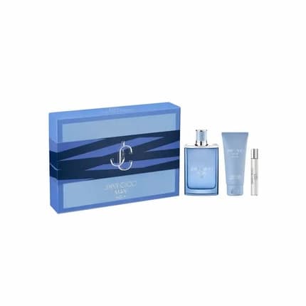 Jimmy Choo Man Aqua Gift Set Shower Gel And Mini Coffret (Coffret) Mixte 100ml - Maison des fragrances